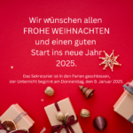 Weihnachten an der RS plus HWW